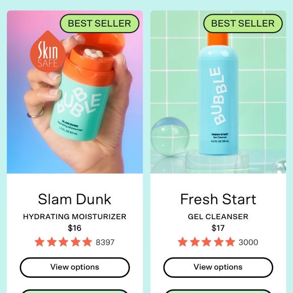 new in box set facial treatment bundle of 3 Bubble skincare products - Picture 5 of 6